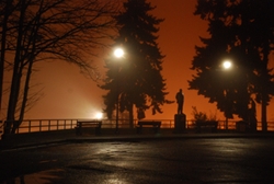 foggy night