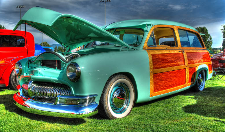 The old ford woody