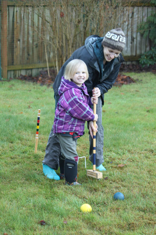 Croquet at Christmas