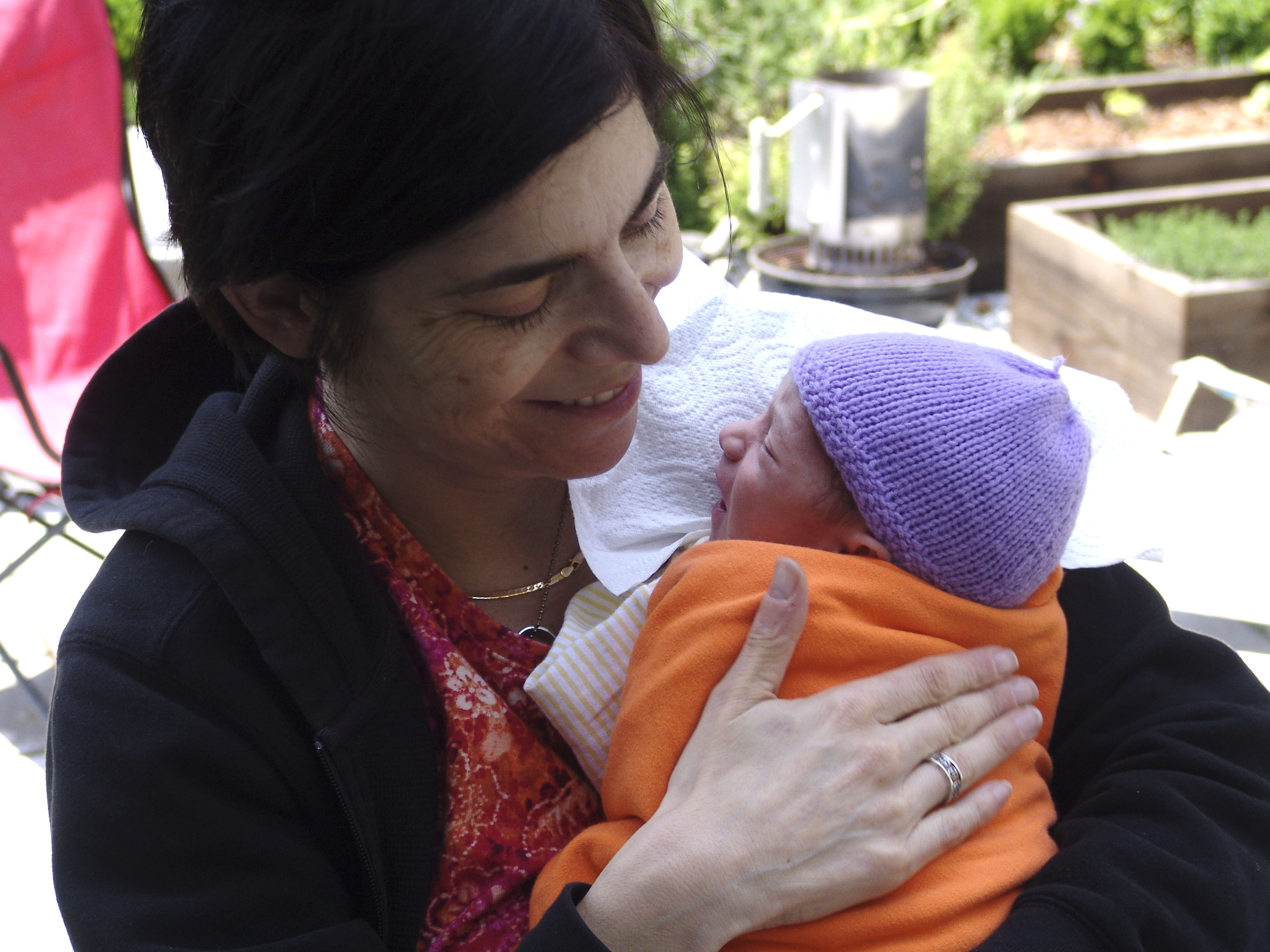 Mama and Ruby on Deck.JPG