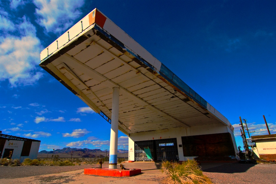 An Abandoned Gas Station
