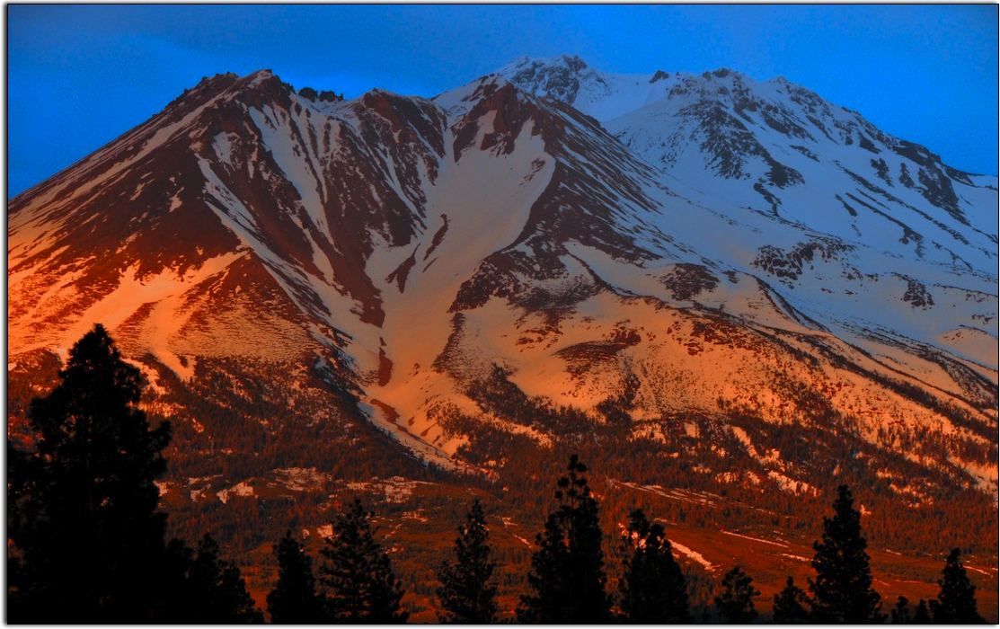 Fire and Ice: Mount Shasta