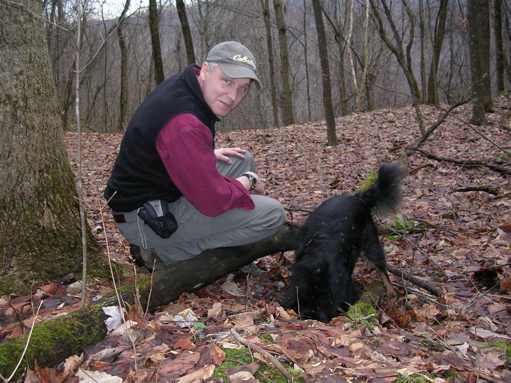 Ed and Ostrich Dog