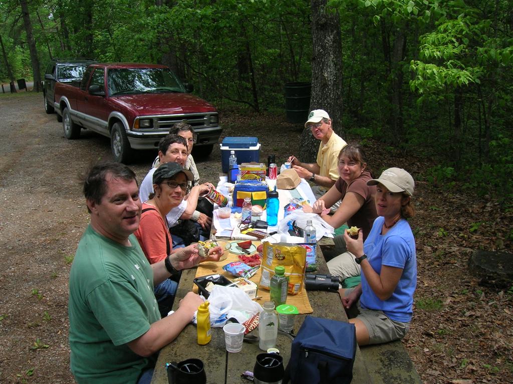 Lunch after a hard hike