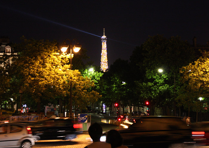 Eiffel Tower from Arc de Triomphe