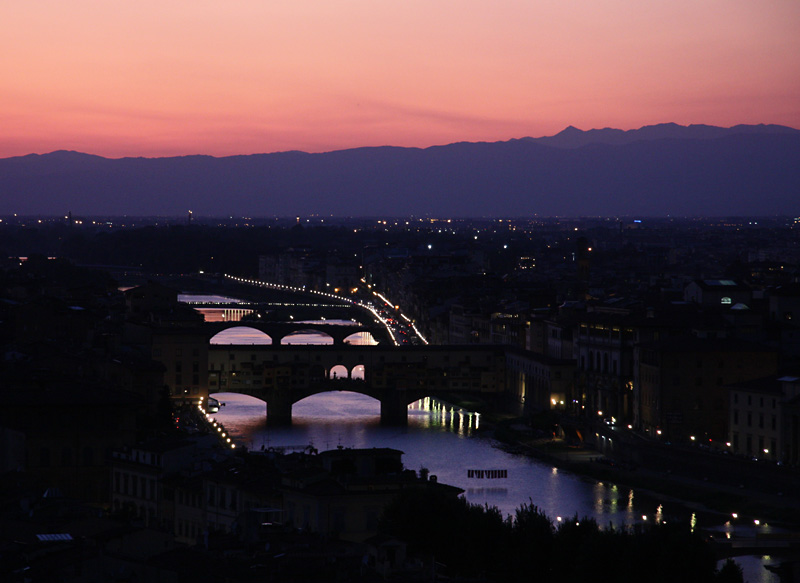 Sunset from Piazzale Michelangelo, Florence