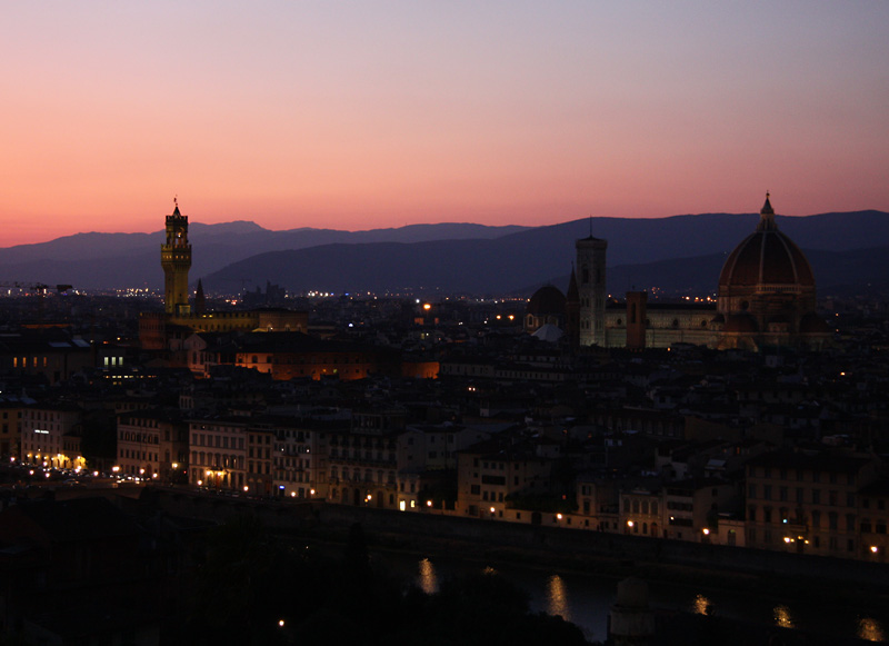 Sunset from Piazzale Michelangelo, Florence