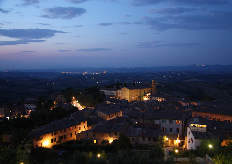 Sunset from San Gimignano