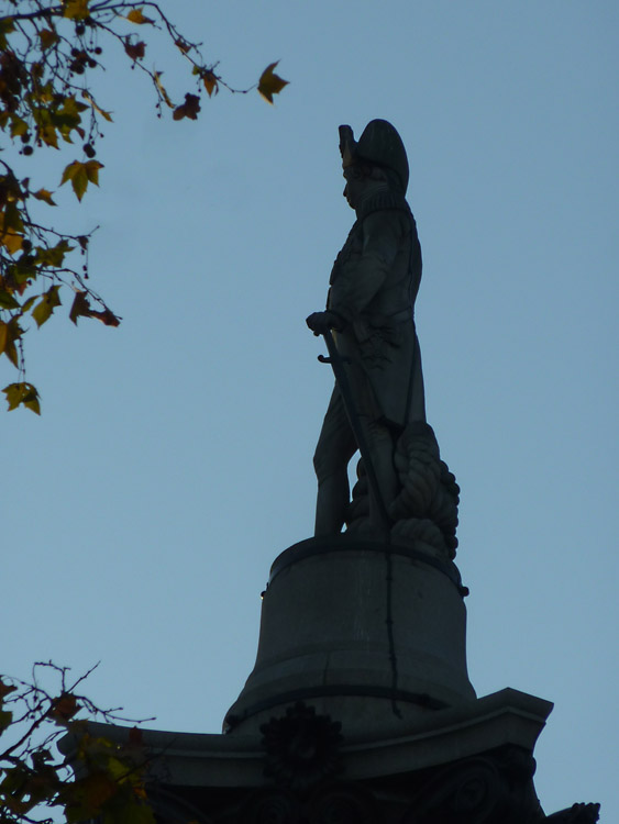 Nelsons Column with Half Nelson