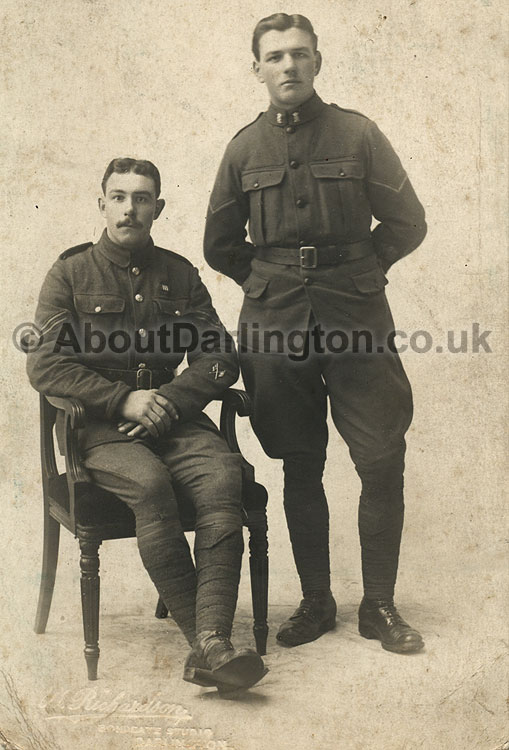 Two NCOs at Richardsons Studio