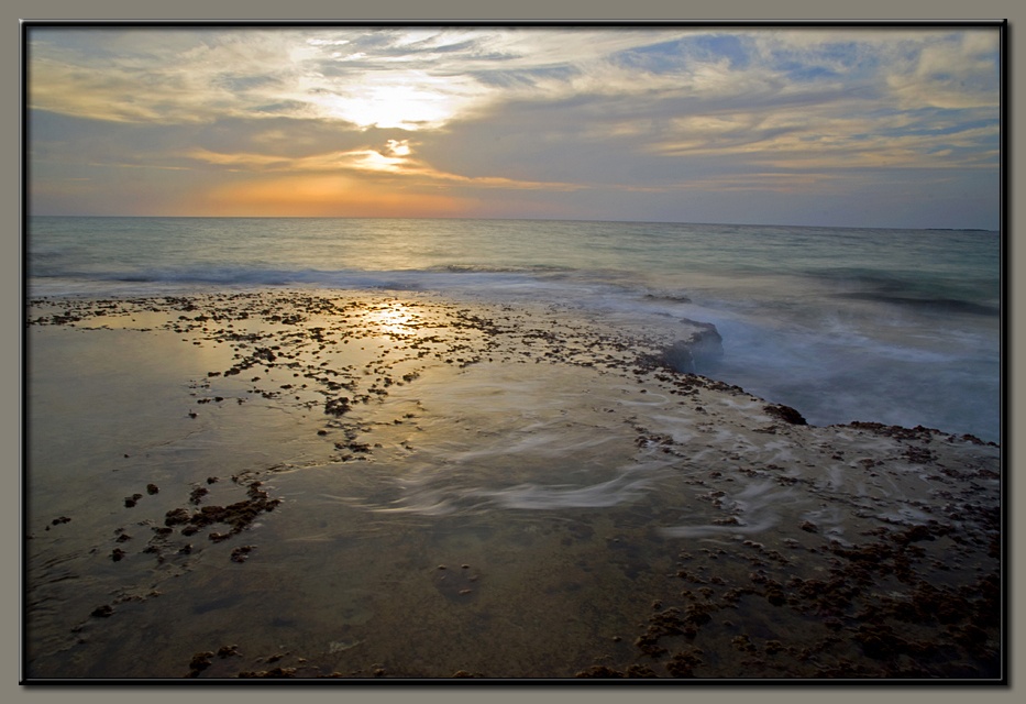 Sunset at Achziv