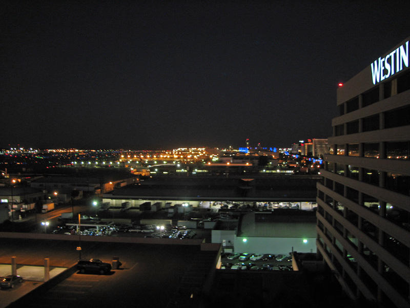 LAX in the distance