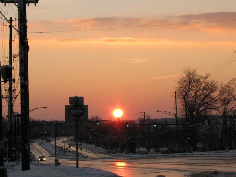 Sunrise on Route 28