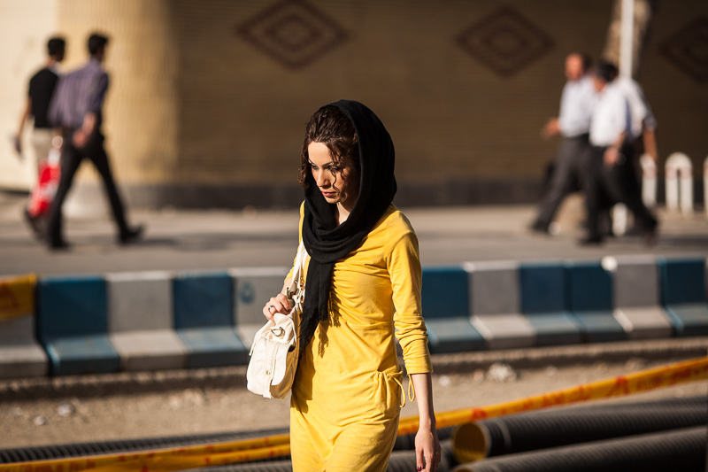 Woman walking - Tehran