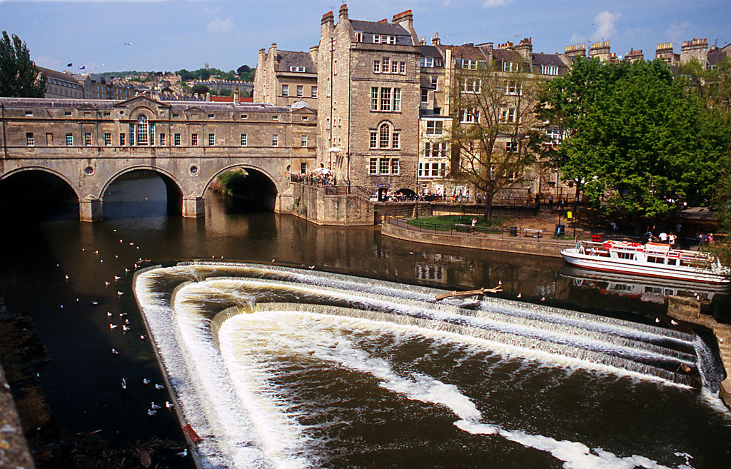 Bridge and weir