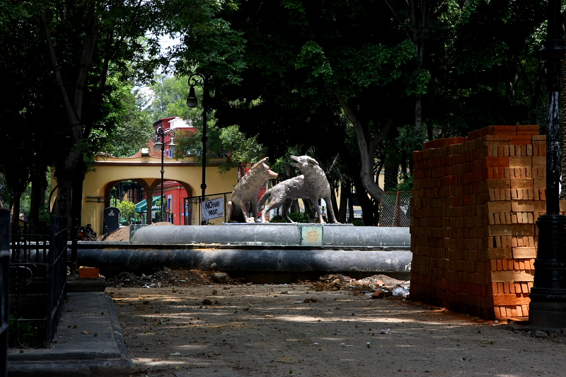 Coyoacan Park Under Renovation.JPG