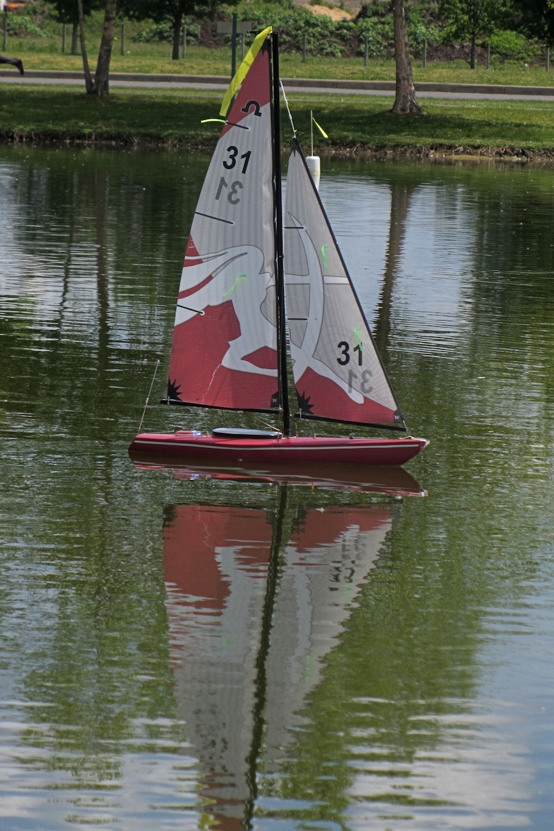 Radio Control Sailboat Reflection