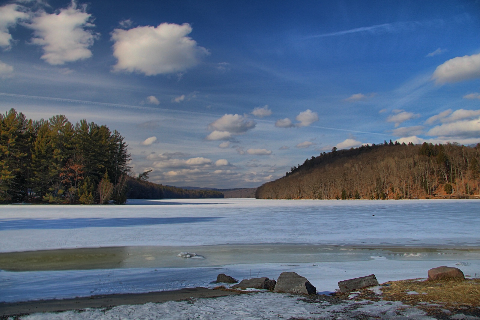Hudson River in HDR<BR>February 3, 2013 