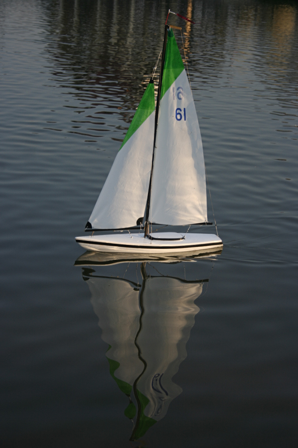 Sailboat Reflection<BR>April 22, 2008