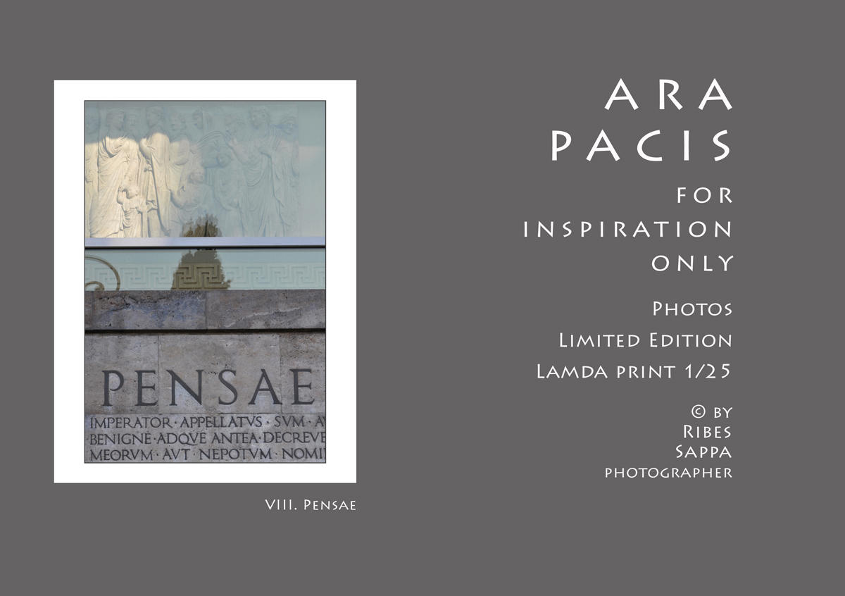 ARA PACIS FOR INSPIRATION ONLY Front