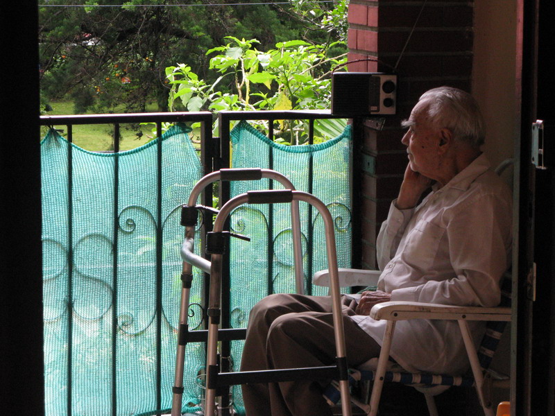 The abuelo of the family- he looked great for his 93 years of age.  He told me the first car came to town in 1924.