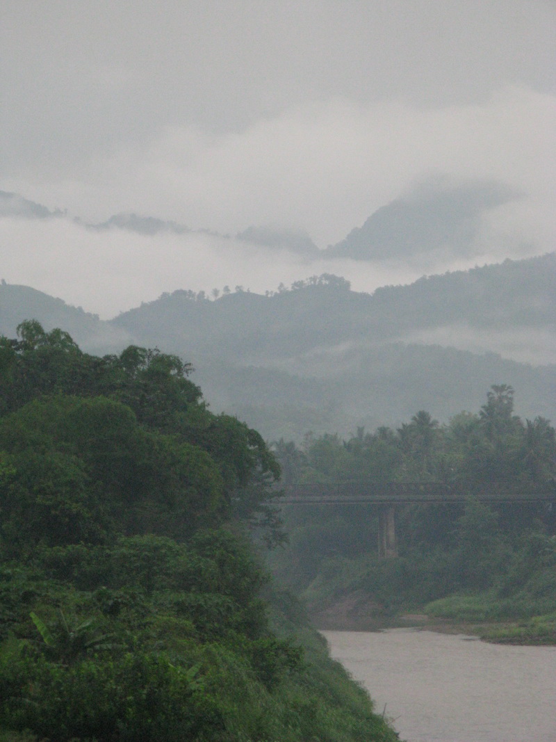 Luang Prabang is set at the confluence of two rivers- a beautiful location