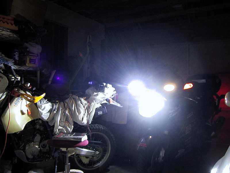 All lights on!