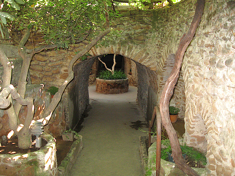 Underground court yard