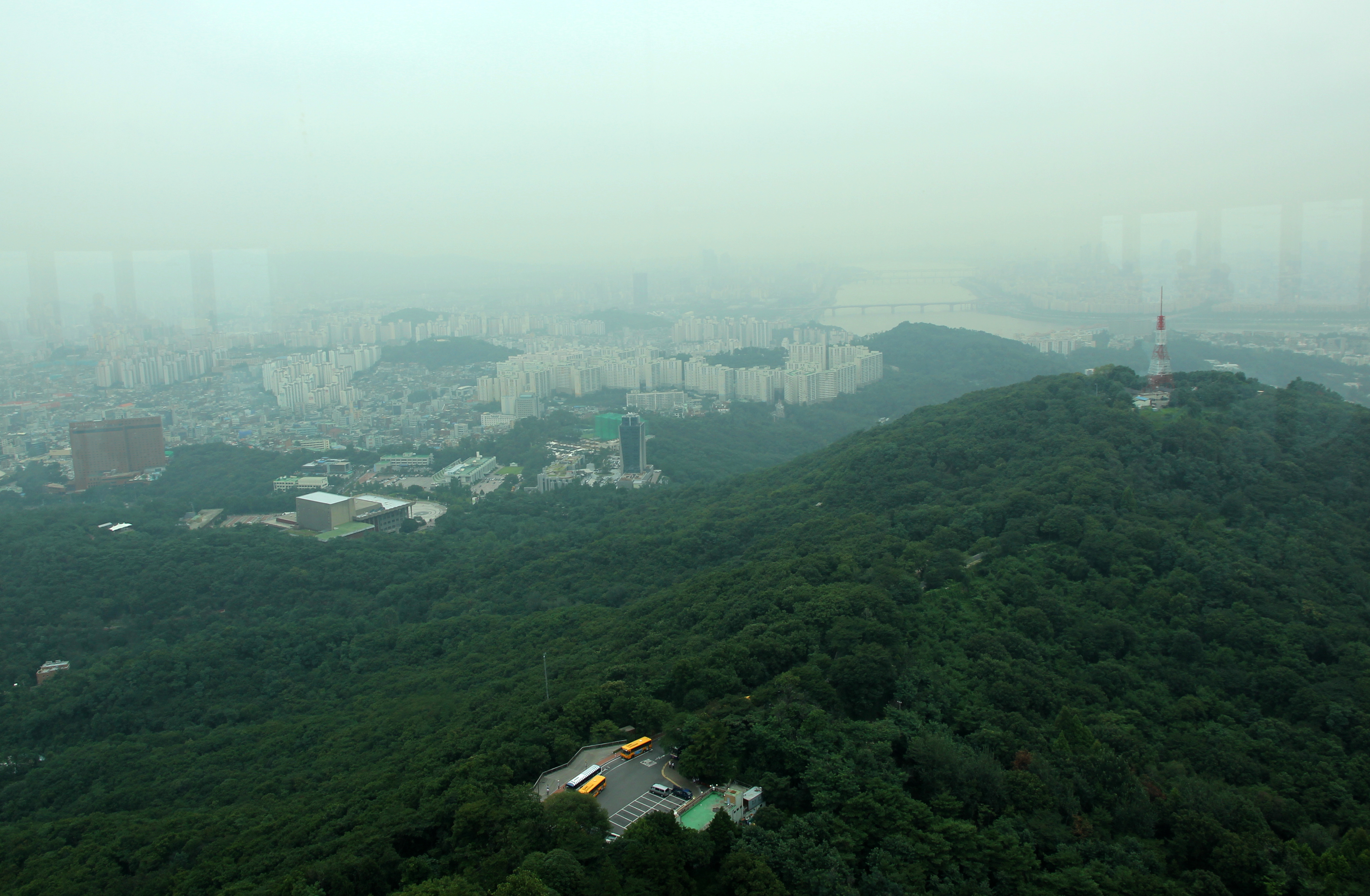 View from NSeoul Tower
