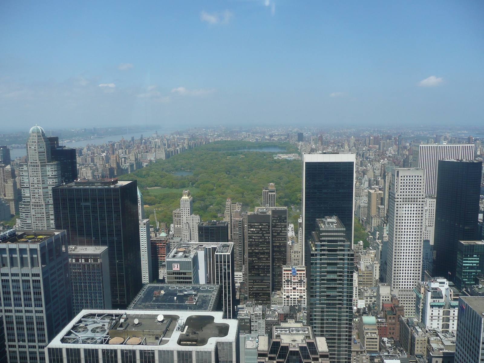 View from Top of The Rock (Central Park)