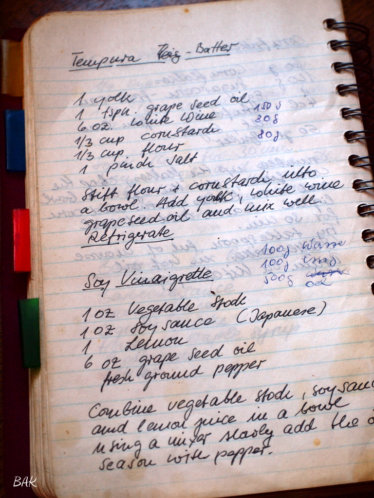 My recipe book