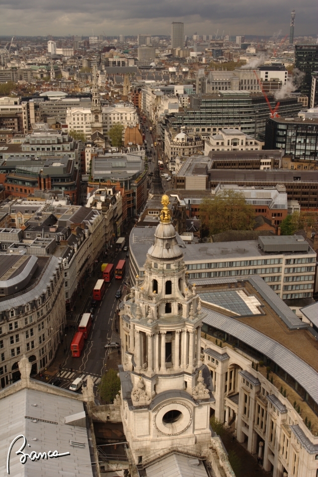 A view from St. Pauls Cathedral