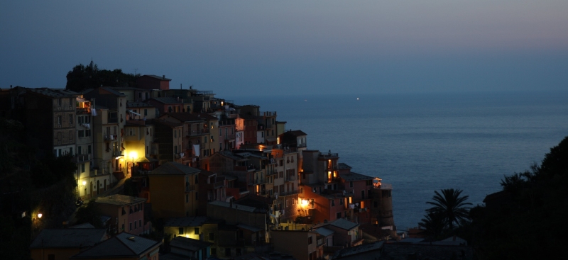Nightfall at Manarola *