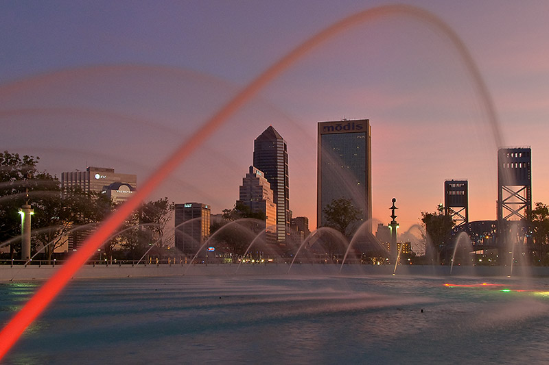 Fountain at Dawn