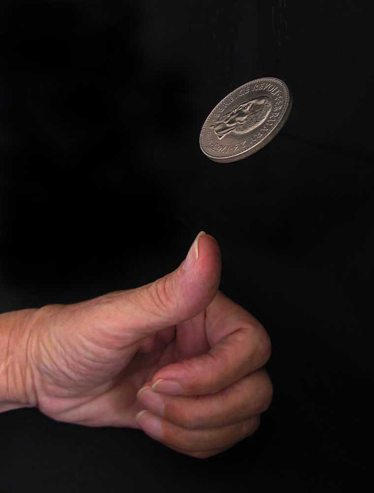 On the toss of a coin