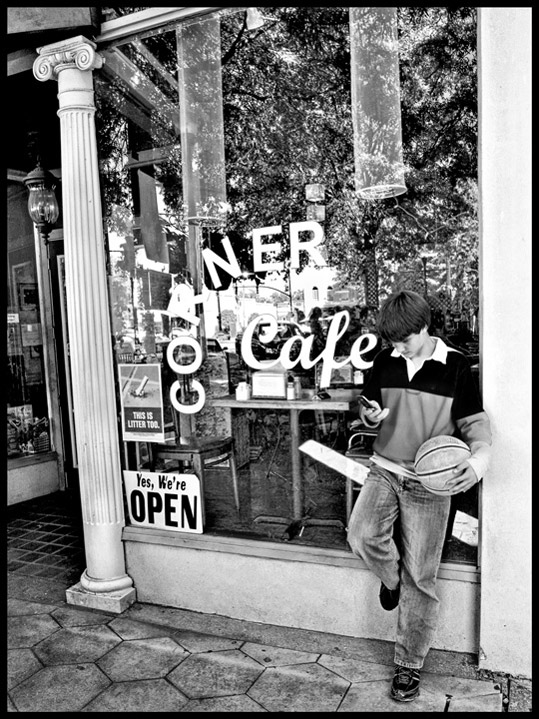 Concrete at the Corner Cafe