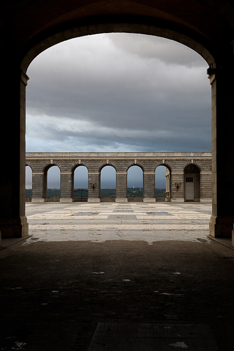 Storm Clouds in an arch