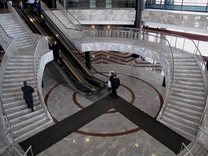 Staircase and Escalator