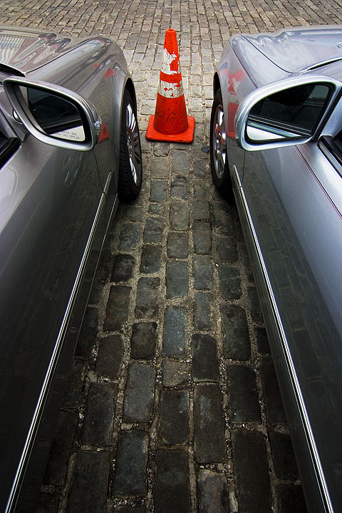 5th - Two Mercedes and Cone by tvsometime