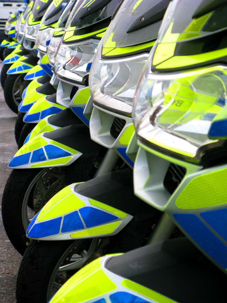 Police motorcycles