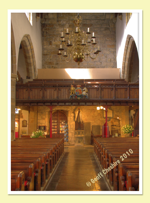 Inside Lancaster Priory  (HDR) - 2