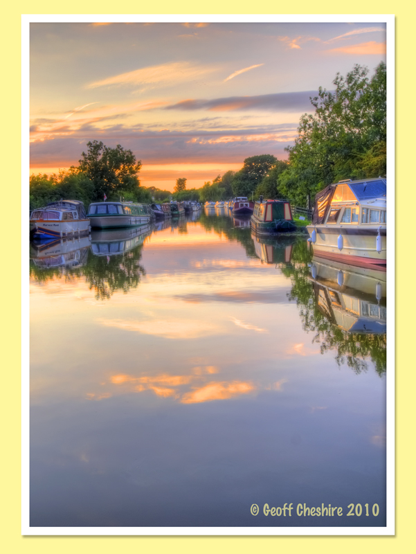Moored up at Nateby Hall Lane (HDR) - 1