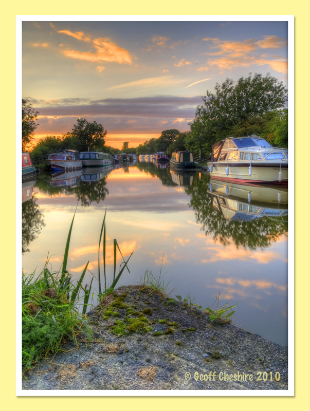 Moored up at Nateby Hall Lane (HDR) - 2