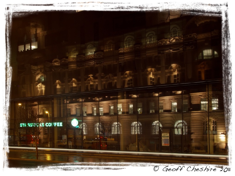 Reflections of the Port Of Liverpool building, Liverpool