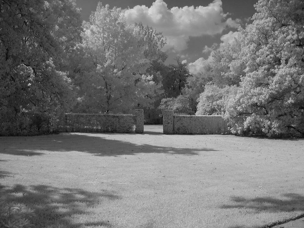 The Clio Garden, across the Diana Garden, from the Euterpe Garden