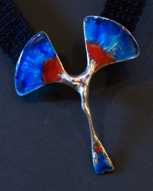 Enamel on silver