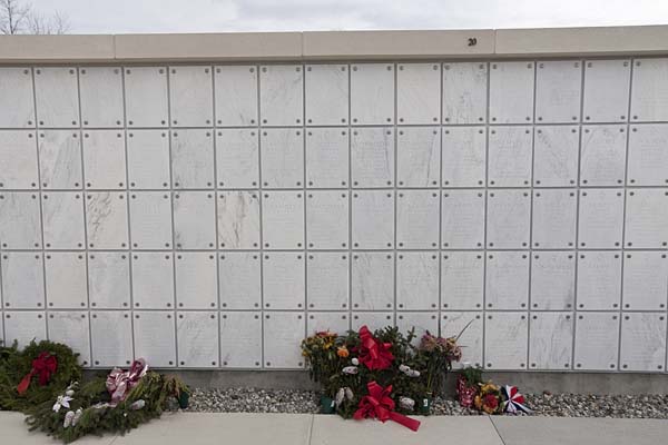 A Columbarium  Wall