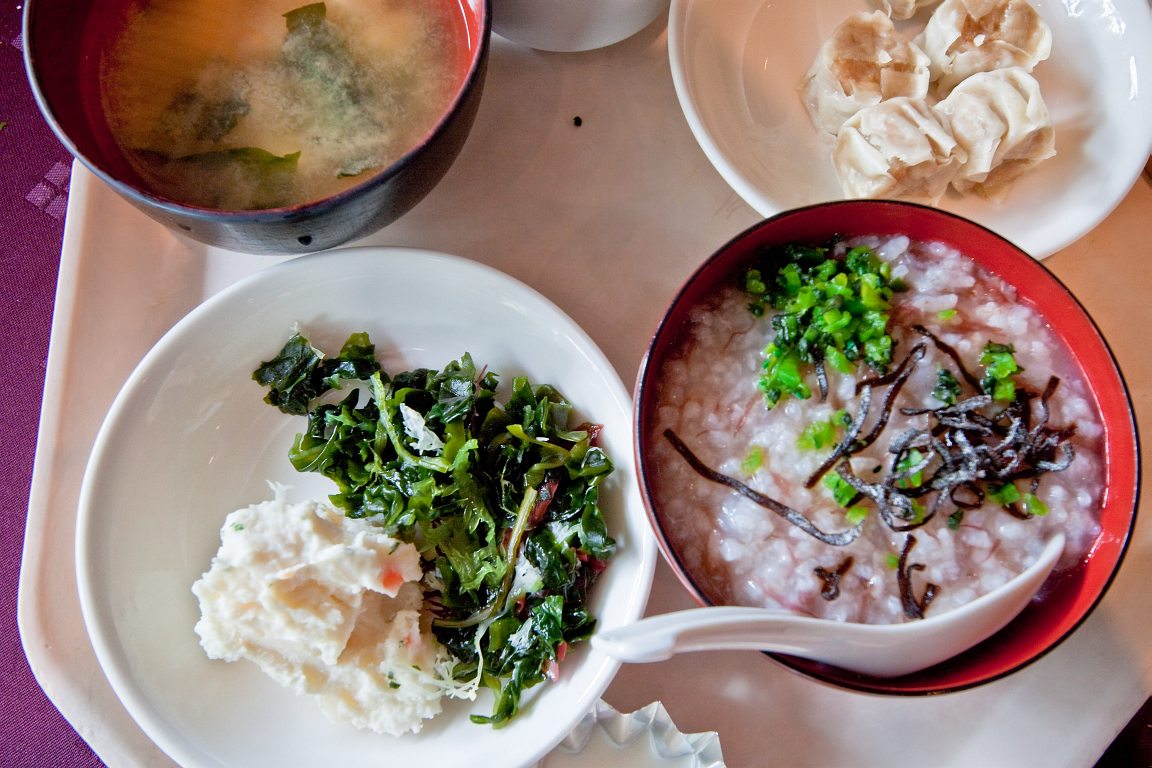 Breakfast buffet at the Hotel New Akao