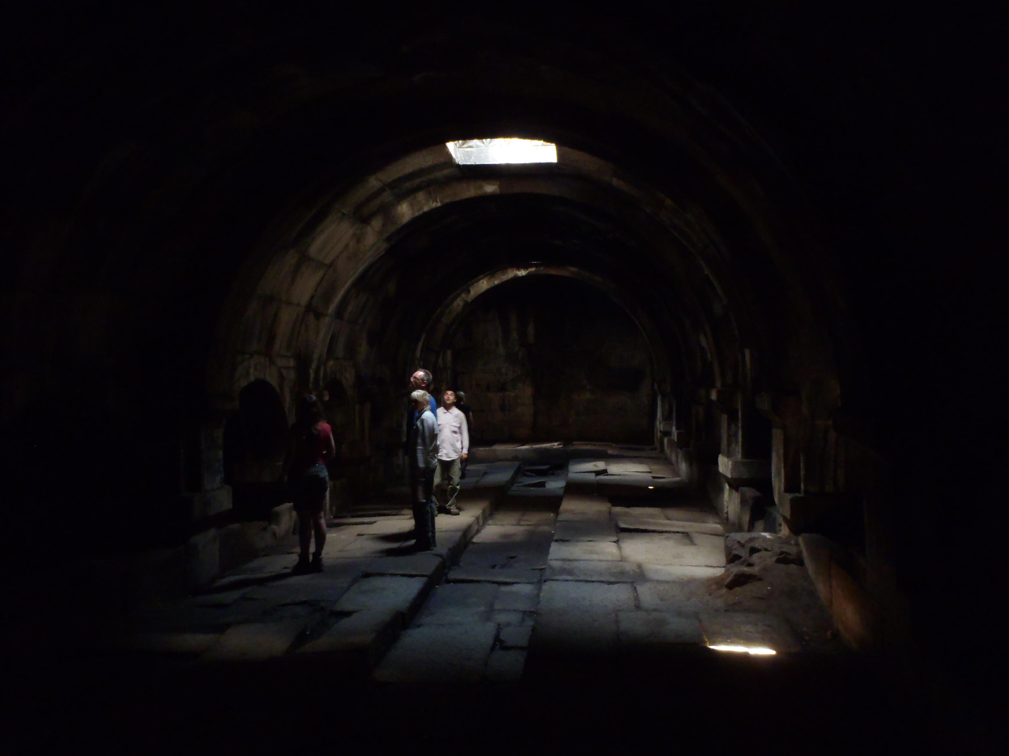 Inside the caravanserai