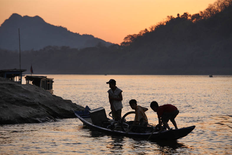 At Mekong River